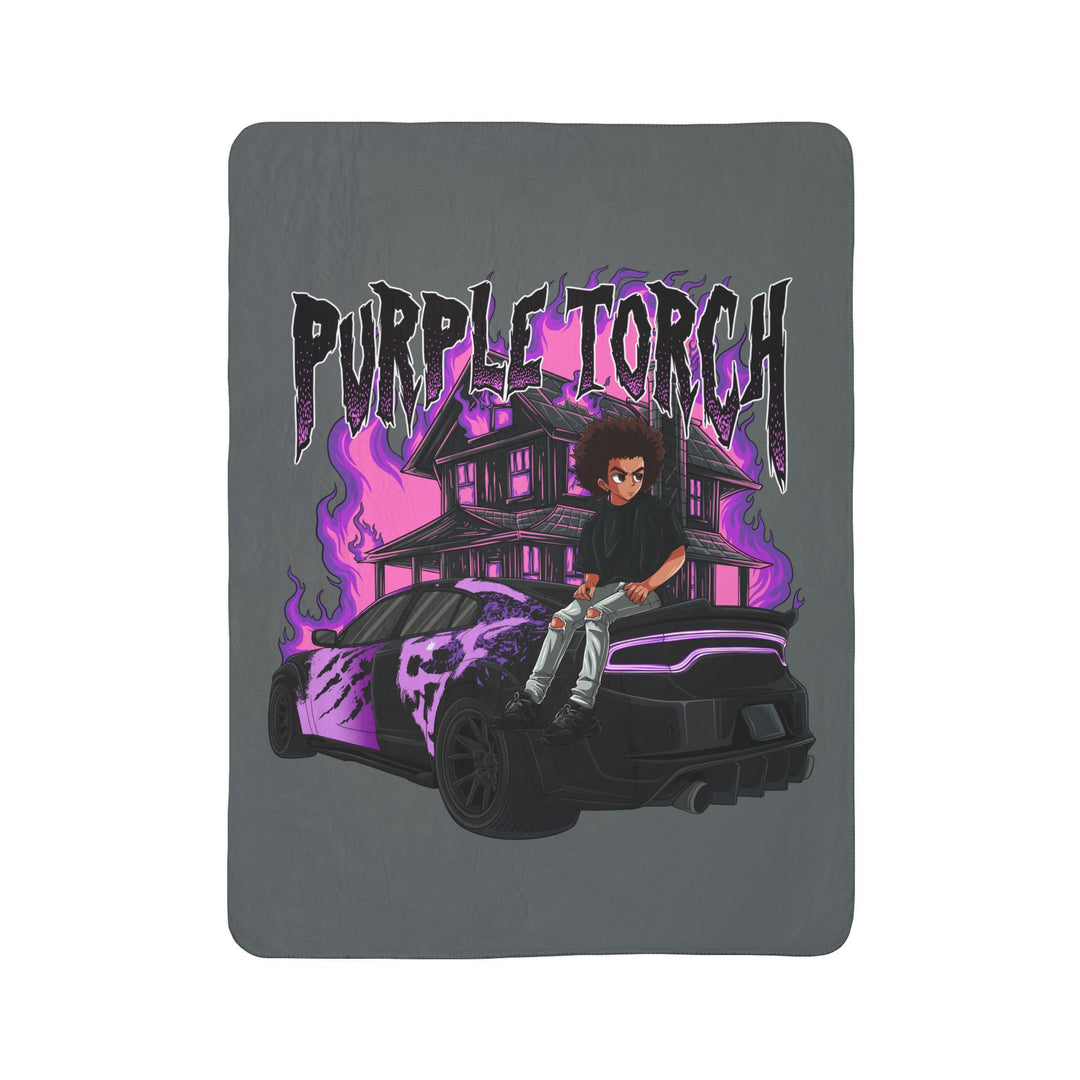 Purple Torch Blanket